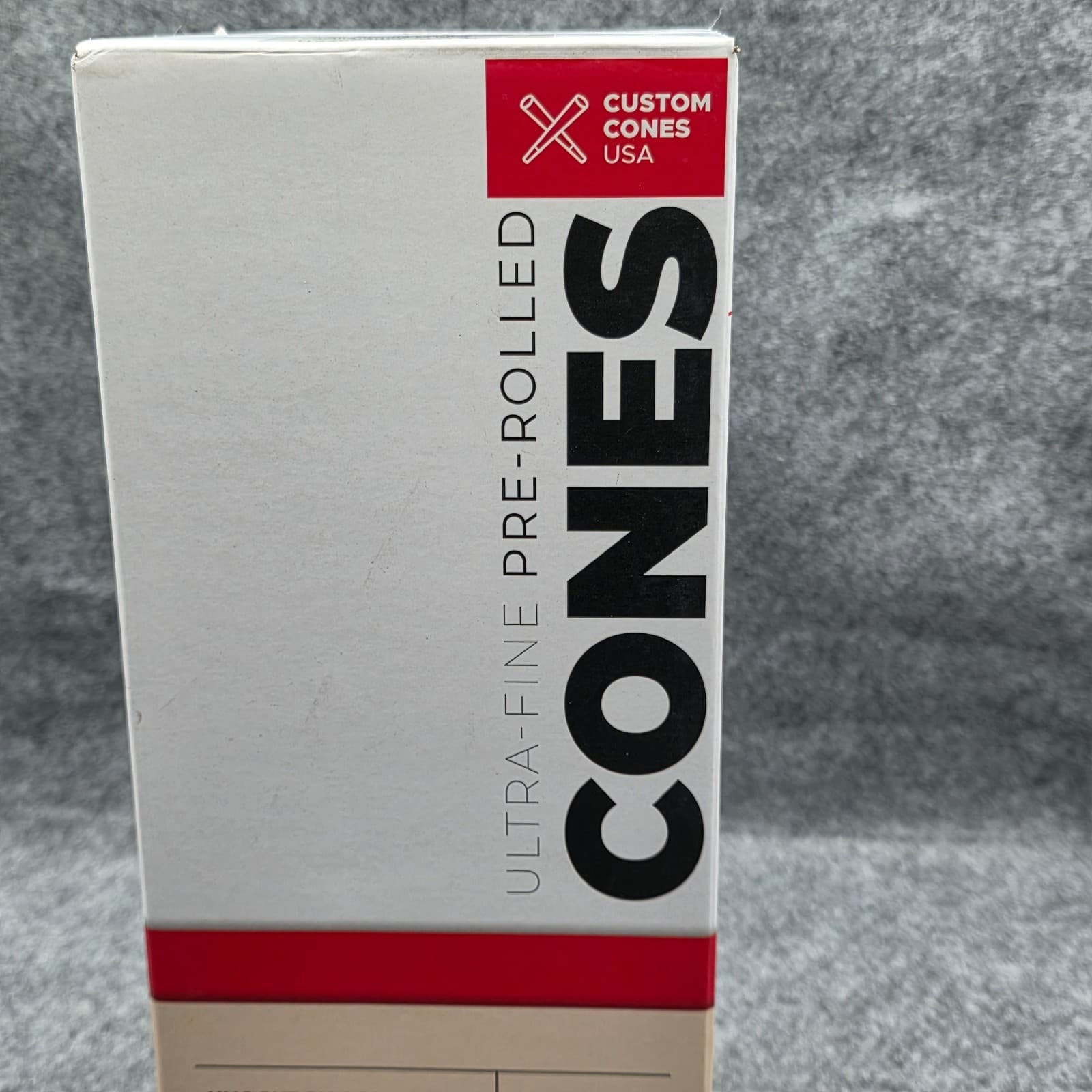 CUSTOM CONES USA STATE FLOWER WHITE PAPER 28MM M FINISH FILTER 800 COUNT - Thumbnail 3