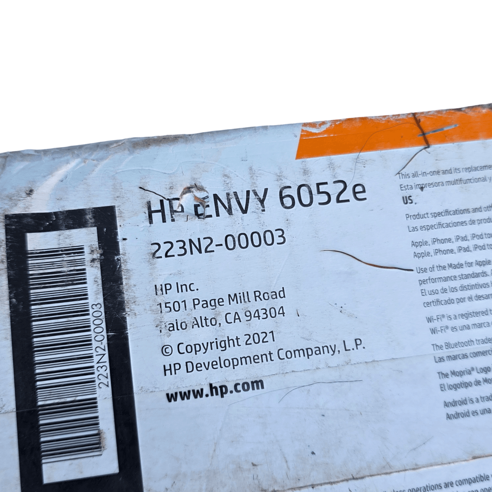 HP HP ENVY 6052e All-in-One Wireless Color Inkjet Printer White - Thumbnail 10