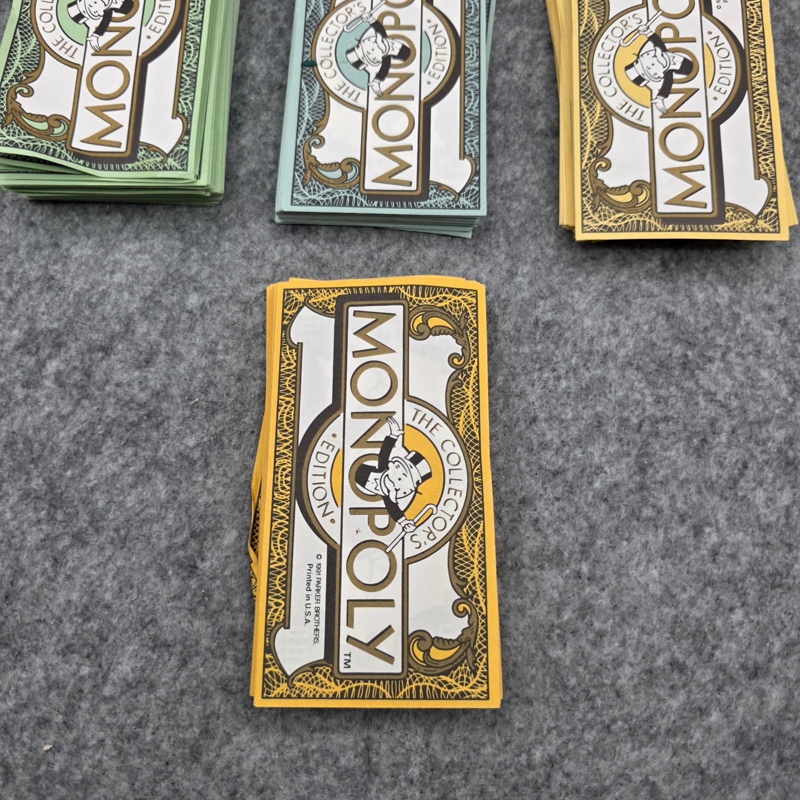 Franklin Mint Monopoly Game Money Replacement Set - 1991 - Thumbnail 2