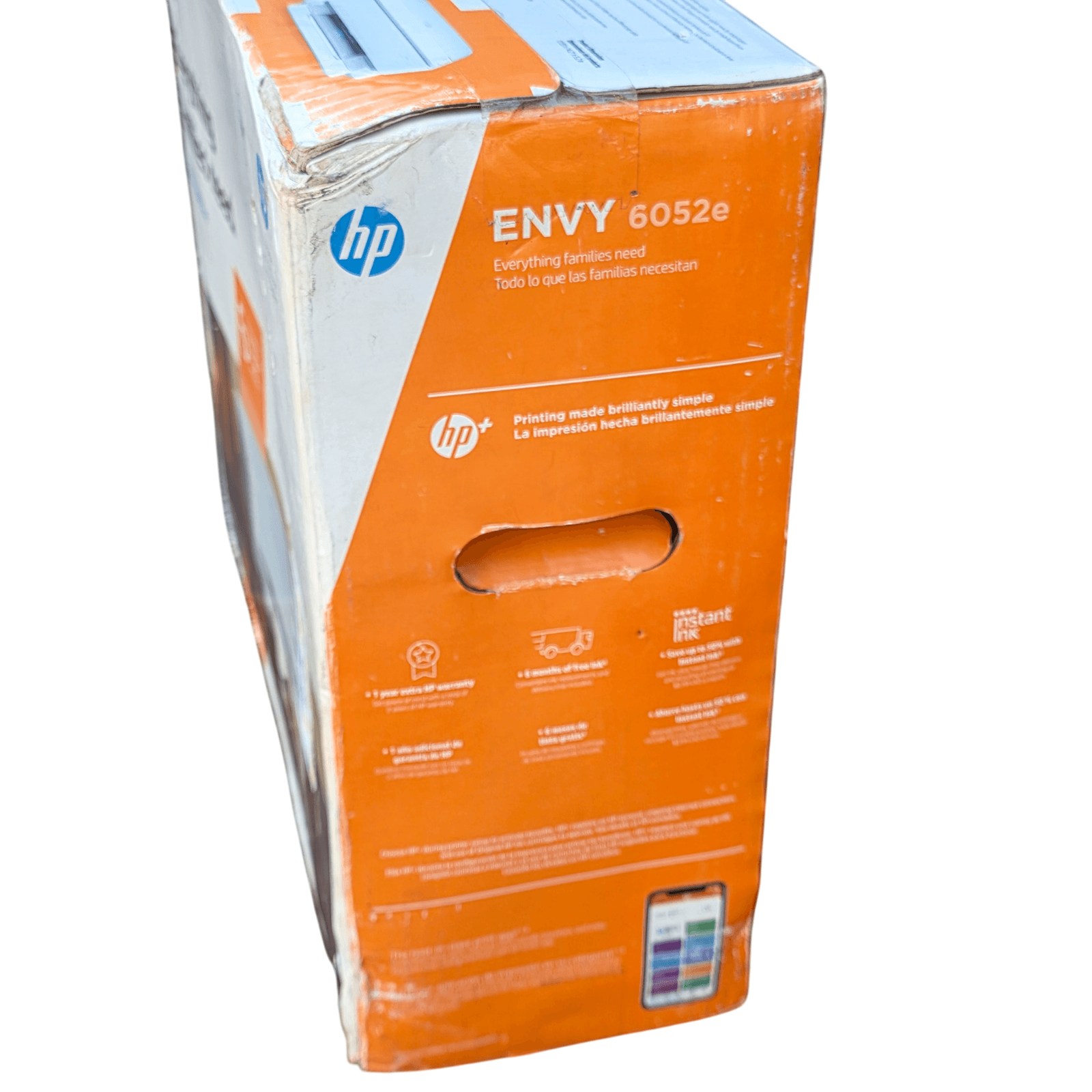 HP HP ENVY 6052e All-in-One Wireless Color Inkjet Printer White - Thumbnail 7