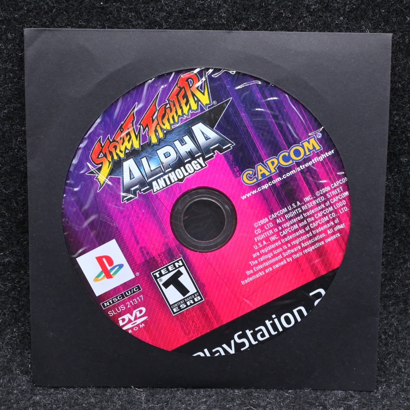 PS2 Street Fighter Alpha Anthology Game [Disc Only] 7 Games