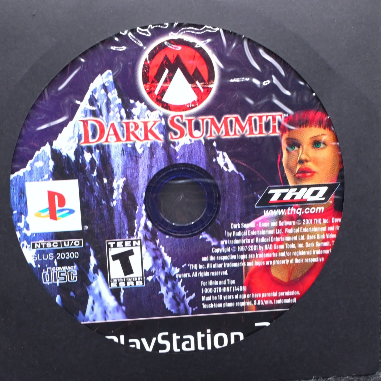 Dark Summit Sony PlayStation 2 PS2 Game Disc Only (2001) THQ - Thumbnail 2