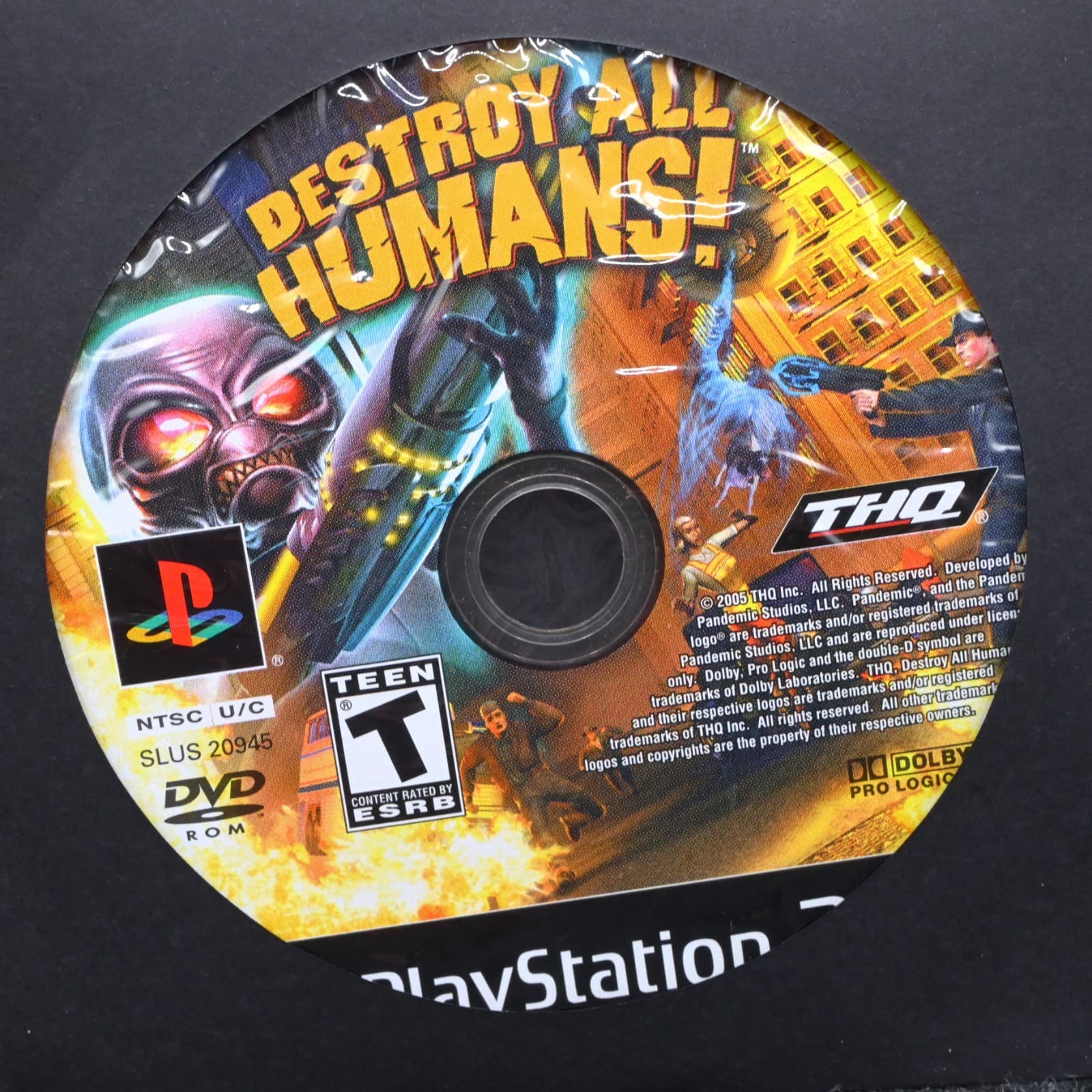 Destroy All Humans Sony Playstation 2 PS2 Disc Only - Thumbnail 2