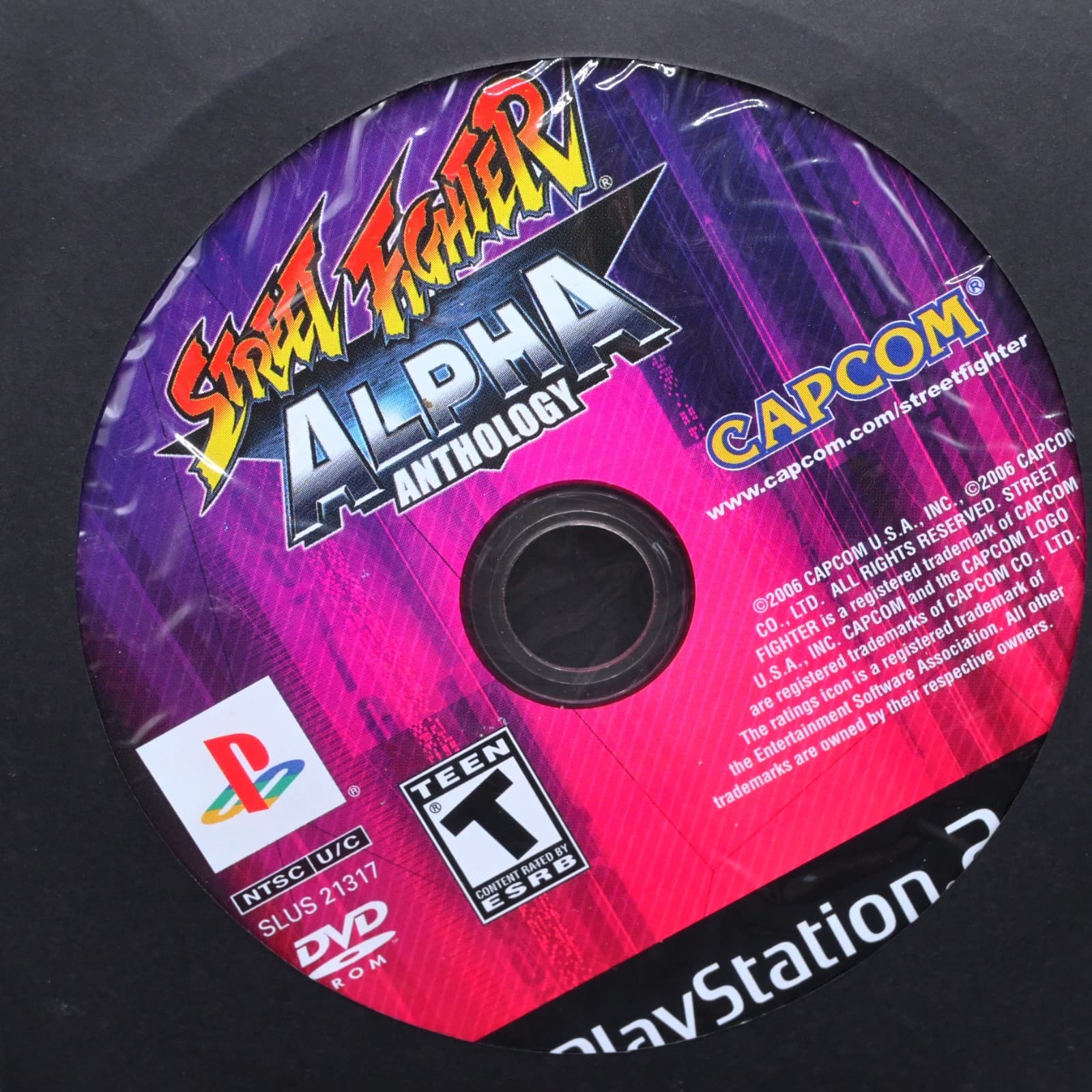 PS2 Street Fighter Alpha Anthology Game [Disc Only] 7 Games - Thumbnail 2