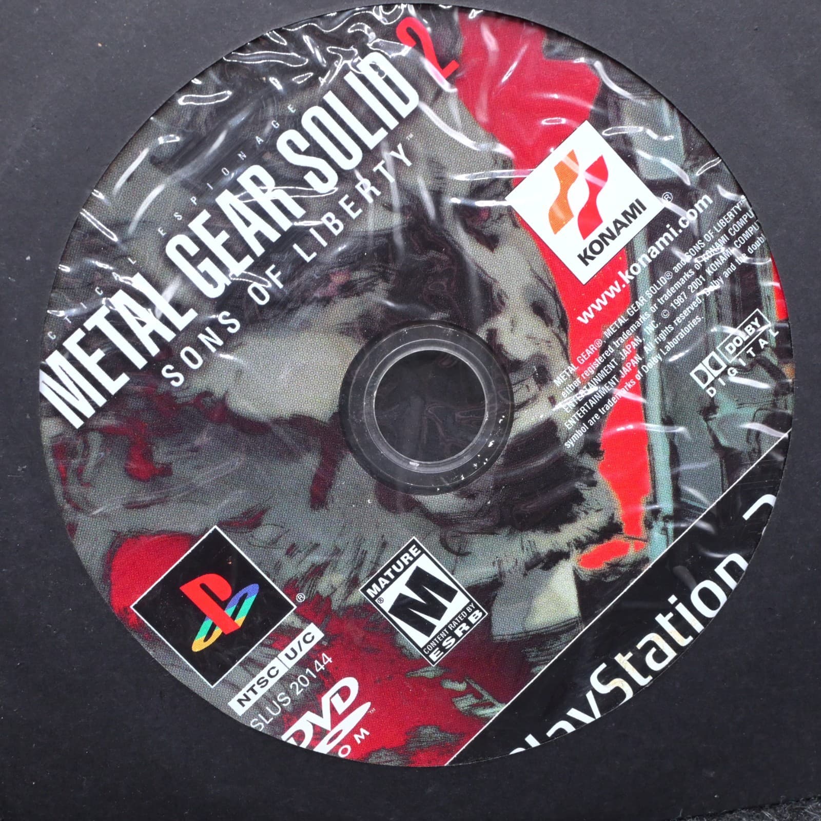 Metal Gear Solid : Sons of Liberty Sony PlayStation 2 PS2 -Disc Only Tested - Thumbnail 2