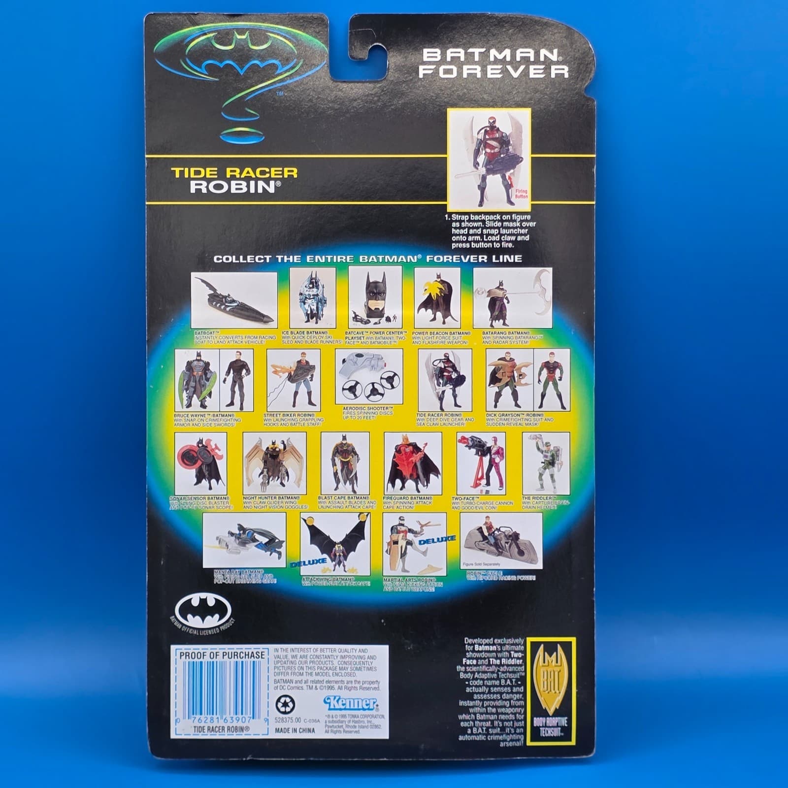 Batman Forever TIDE RACER ROBIN Target Exclusive Vintage Kenner 1995 90's - Thumbnail 4