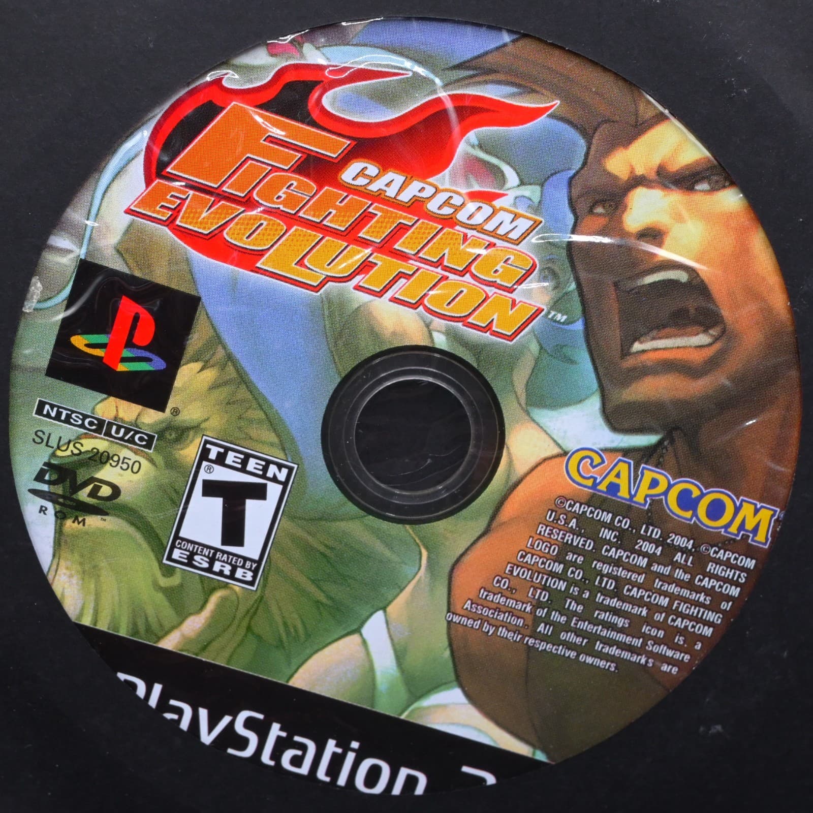 Capcom Fighting Evolution (Sony PlayStation 2, 2004) PS2 (Disc Only) Tested - Thumbnail 2