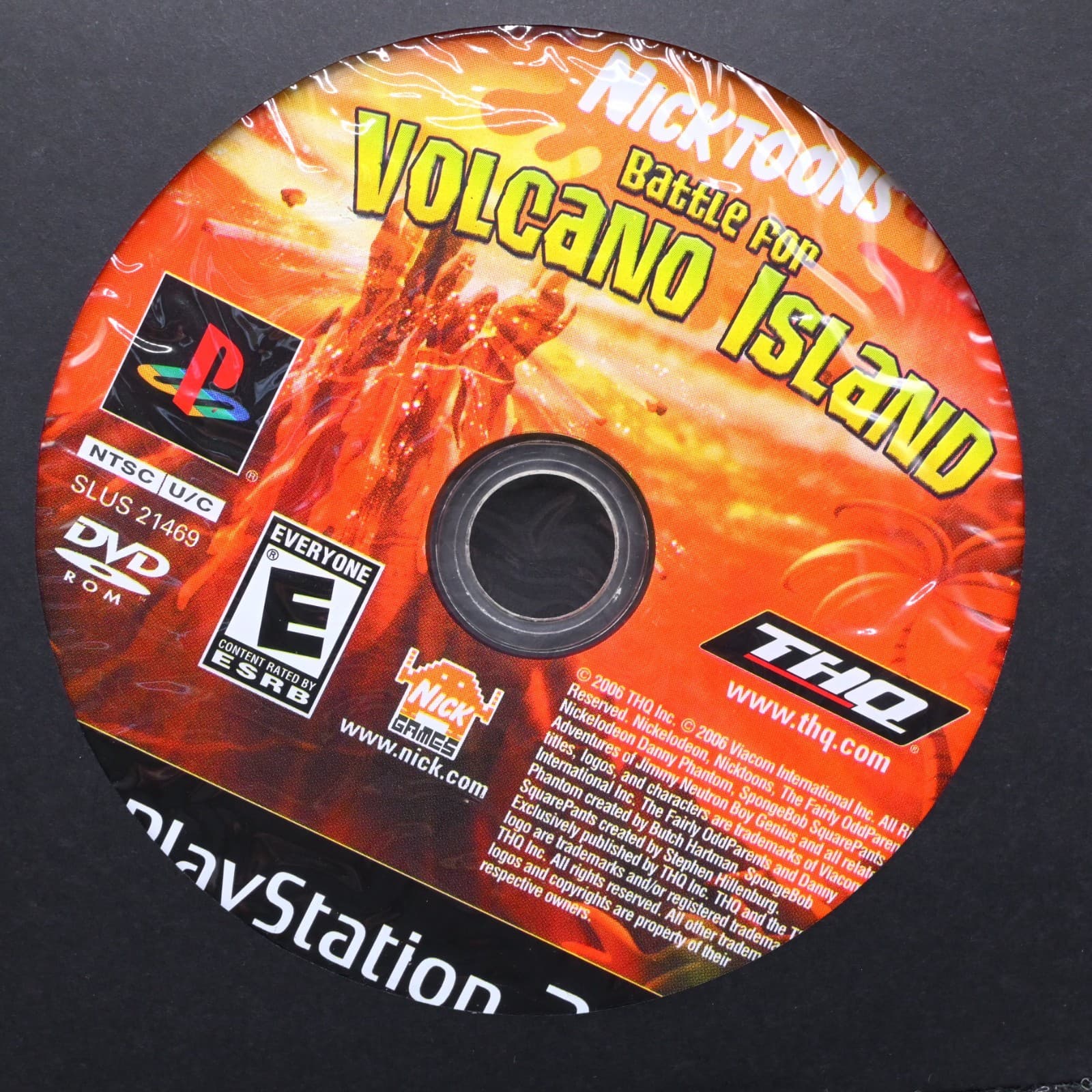 Nicktoons: Battle for Volcano Island (PS2, 2006) NO TRACKING DISC ONLY 4456 - Thumbnail 2