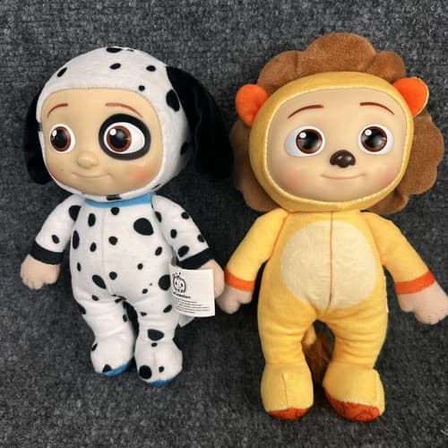 Cocomelon JJ 8” Plush Doll And Plush Backpack Lion Monkey Dog Koala Fit Lot Of 7 - Thumbnail 7