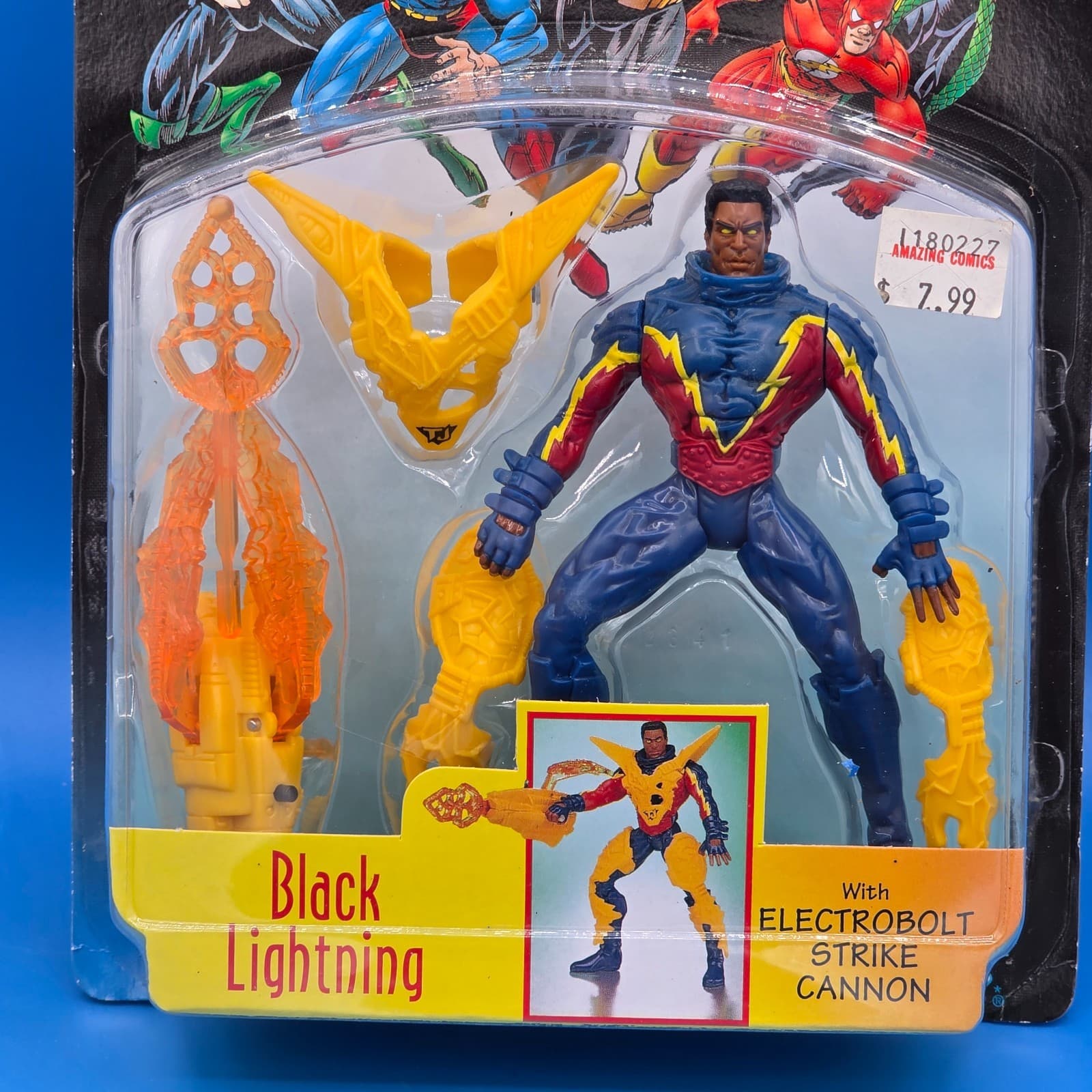 Kenner 1997 Batman Total Justice Black Lightning DC Comics Action Figure - Thumbnail 2