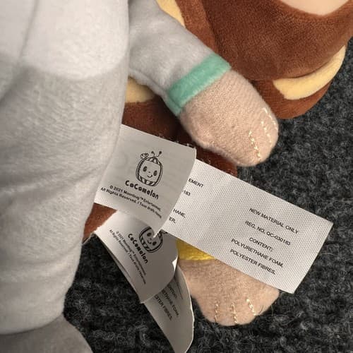 Cocomelon JJ 8” Plush Doll And Plush Backpack Lion Monkey Dog Koala Fit Lot Of 7 - Thumbnail 11