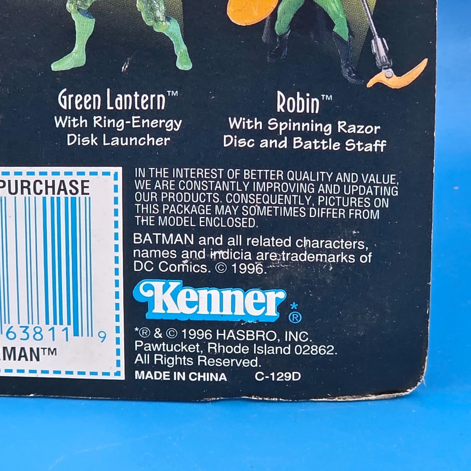 Total Justice SUPERMAN Action Figure with Kryptonite Ray Emitter circa 1996 MIB - Thumbnail 3