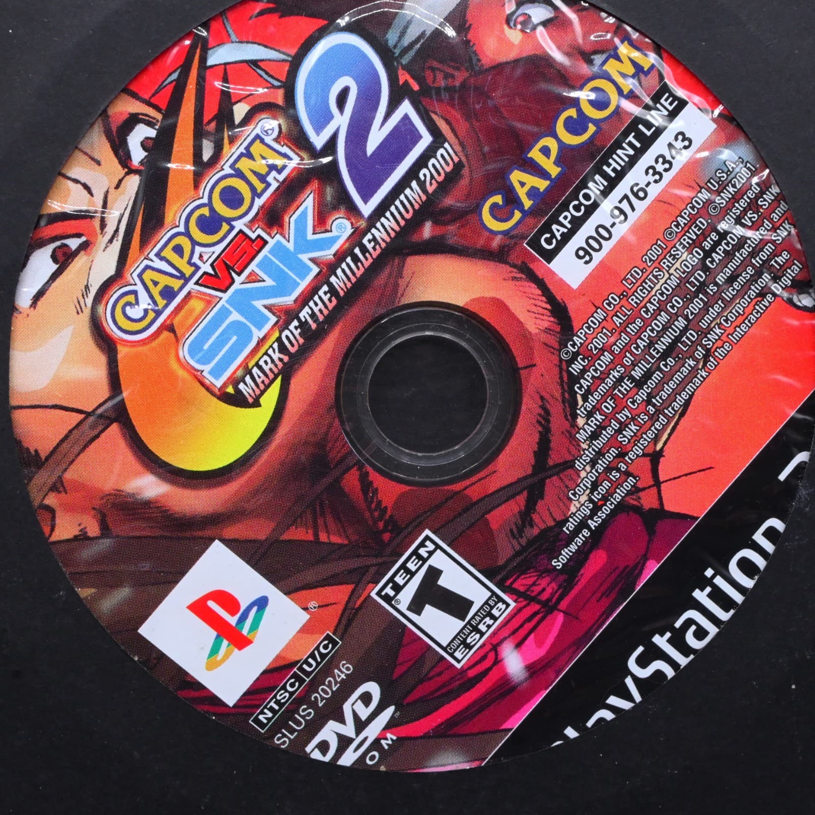 Capcom vs. SNK 2: Mark of the Millennium Sony PlayStation 2 PS2 TESTED 27A11 - Thumbnail 2