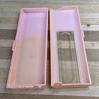 Poochie Pencil Case VINTAGE 1982 Mattel Pink Hard Case ADORABLE Japan 80s - Thumbnail 7
