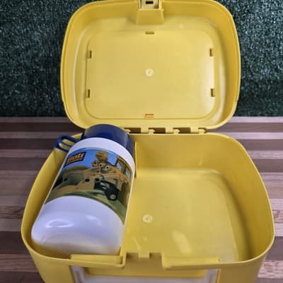 Bob The Builder Vintage Yellow 3D Lunch Box with Thermos By Thermos Fun Graphics - Thumbnail 7