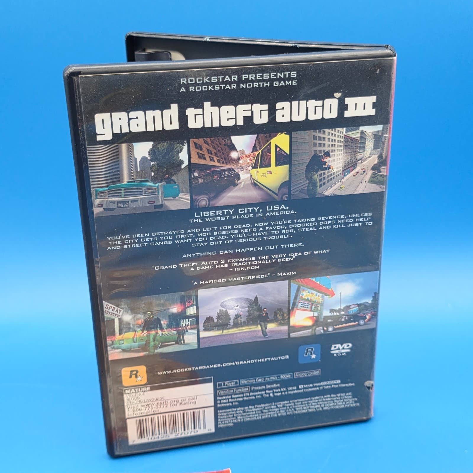 Grand Theft Auto III 3 (PlayStation 2, 2003) No Map Tested Working - Thumbnail 4