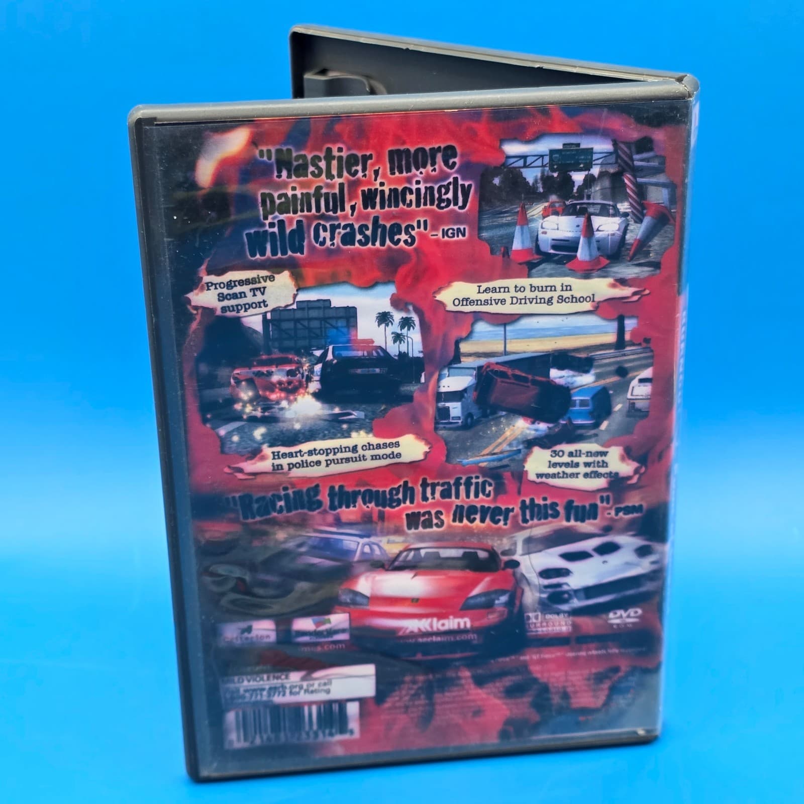 Burnout PS2 Sony Playstation 2 No Manual Black Label - Thumbnail 4