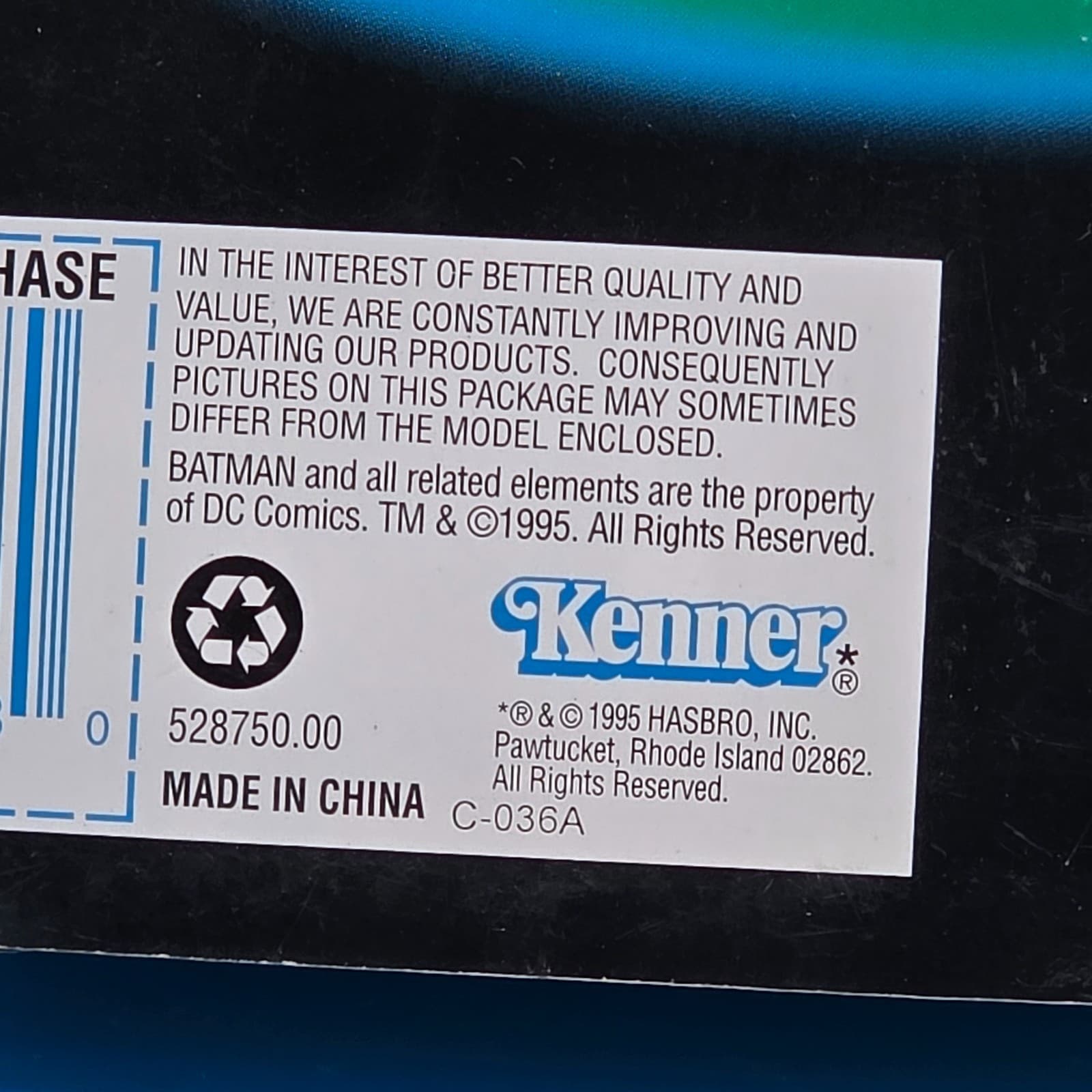 1995 Kenner Batman Forever The Riddler With Blasting Question Mark Bazooka MOC - Thumbnail 5