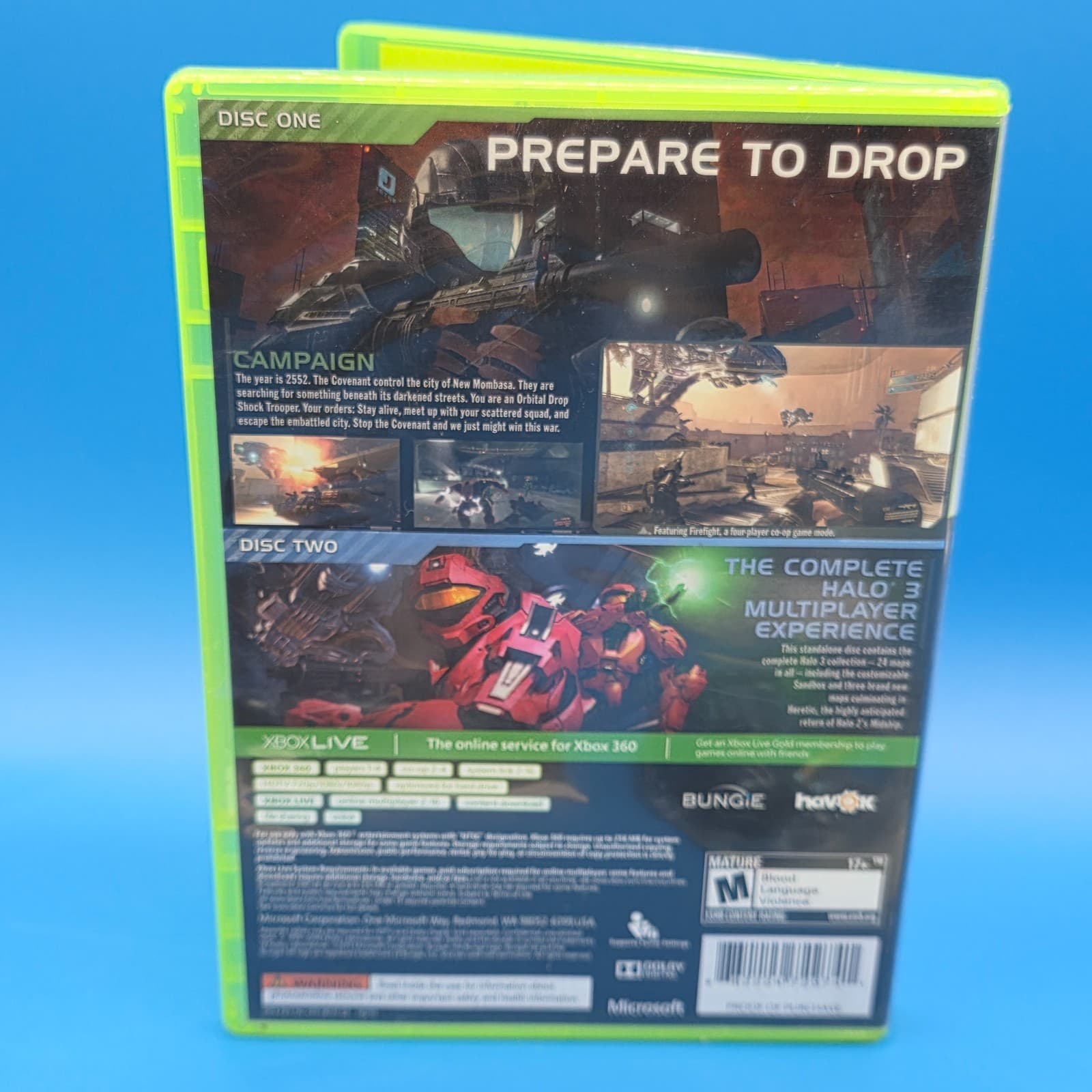 Halo 3: ODST (Microsoft Xbox 360, 2009) Tested CIB Complete w/ Manual TESTED - Thumbnail 4
