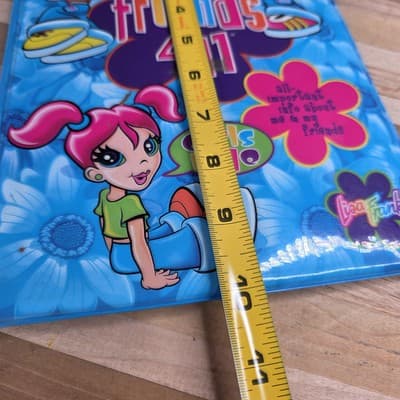 Lisa Frank Friends 411 Notebook Cover Girls Rule Blue Friendship Journey - Thumbnail 6