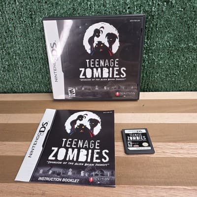 Teenage Zombies (Nintendo DS, 2008) Complete CIB Tested & Working