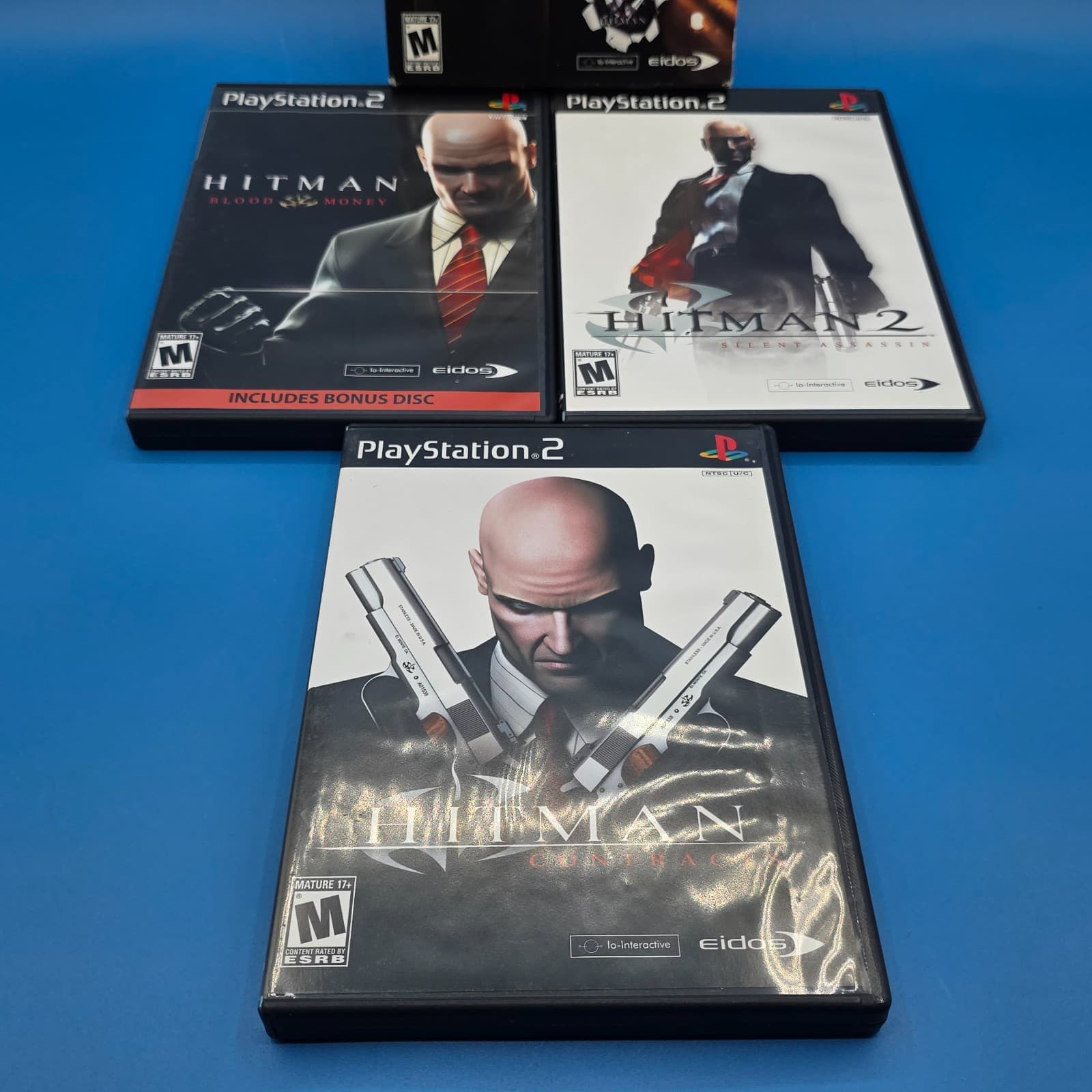 Hitman Trilogy PS2 (Sony PlayStation 2, 2007) Complete CIB w/manuals Tested - Thumbnail 2