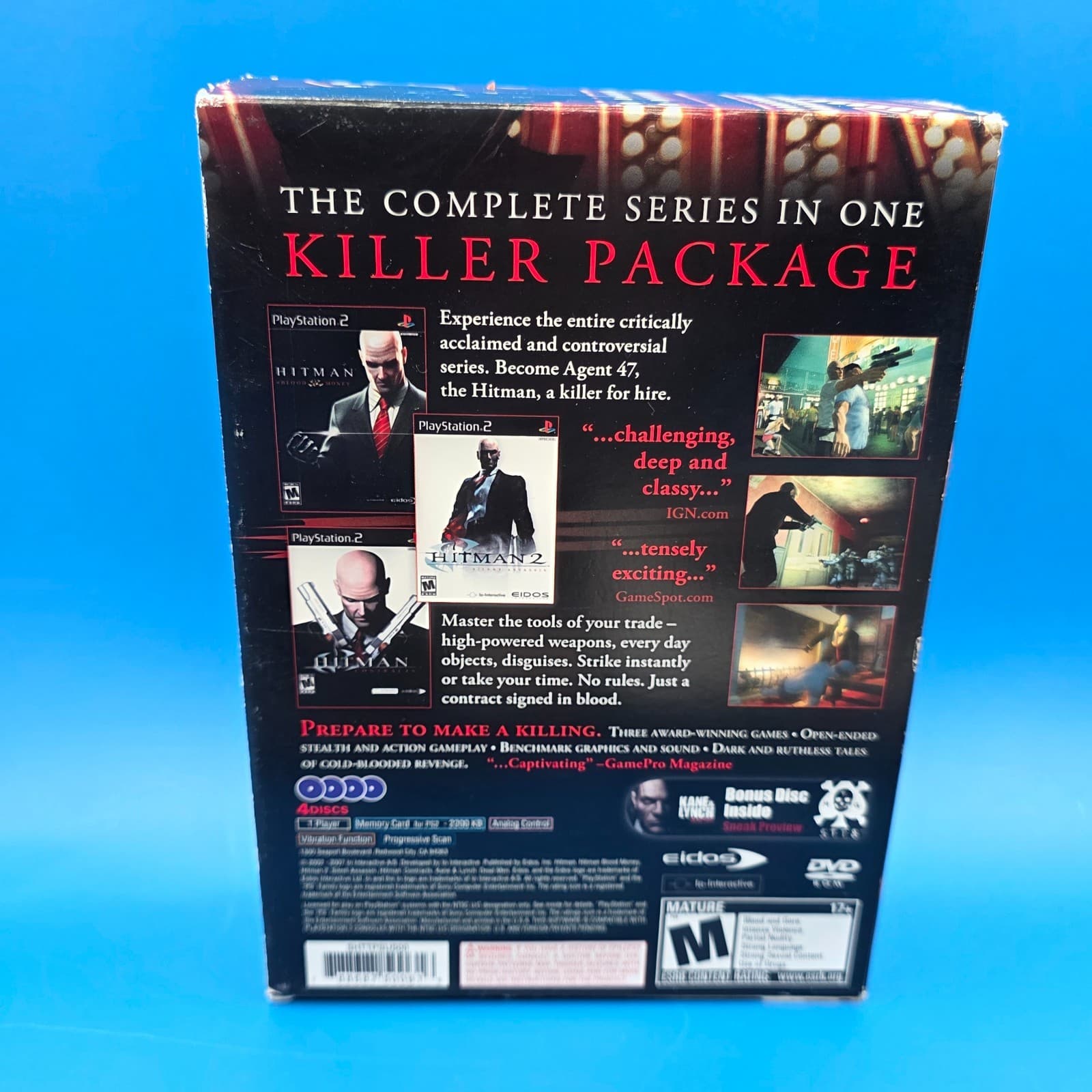 Hitman Trilogy PS2 (Sony PlayStation 2, 2007) Complete CIB w/manuals Tested - Thumbnail 4