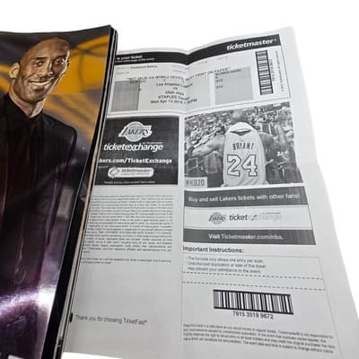 Kobe Bryant Commemorative Book Final Game 4/13 Staples Limited Edition & other - Thumbnail 5