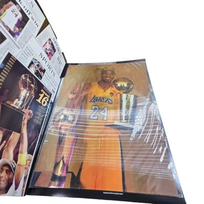 Kobe Bryant Commemorative Book Final Game 4/13 Staples Limited Edition & other - Thumbnail 8
