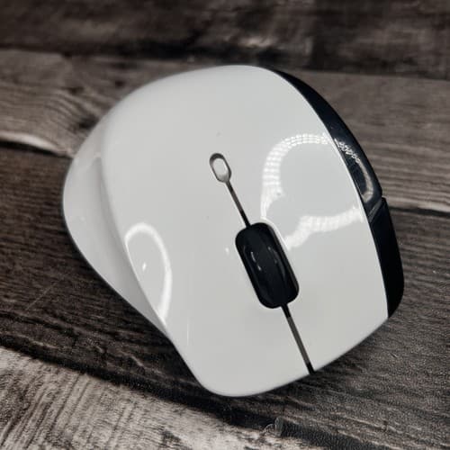 HP X7500 Bluetooth Wireless Ergonomic White Mouse - Thumbnail 2