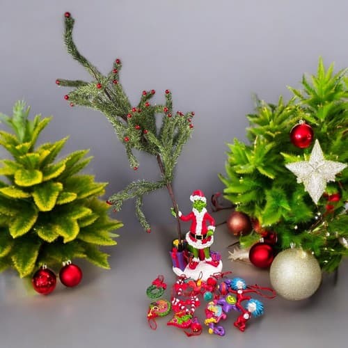 2001 DEPTARTMENT 56 Grinch Advent Tree COUNTDOWN TO CHRISTMAS *NOT COMPLETE*