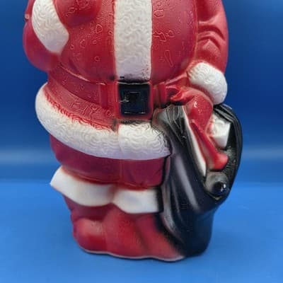 Empire Santa Claus Blow Mold Vintage 13" Lighted 1968 All Original - Thumbnail 3