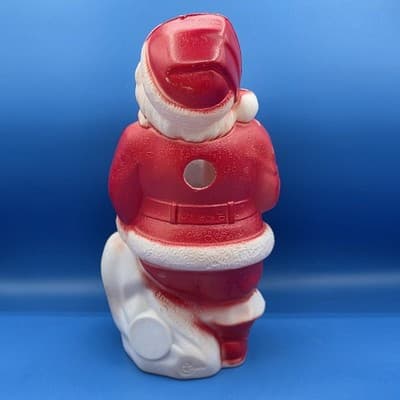 Empire Santa Claus Blow Mold Vintage 13" Lighted 1968 All Original - Thumbnail 5