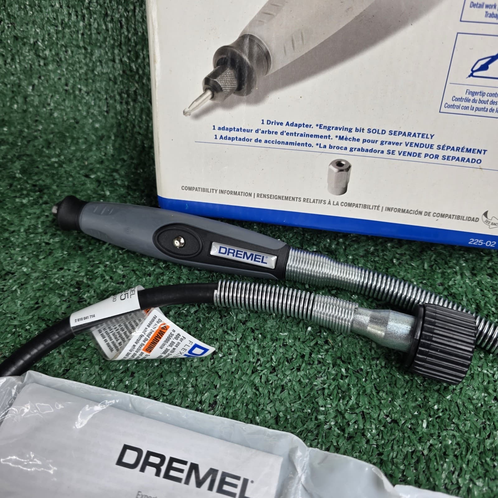 New Open Box Dremal Flex 36" Shaft 6" Bend Radius 1/8 Collet Included - Thumbnail 5