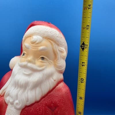 Empire Santa Claus Blow Mold Vintage 13" Lighted 1968 All Original - Thumbnail 10