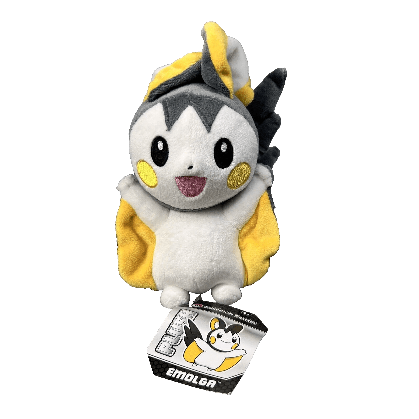 2011 Pokemon Center New York NY Emolga Plush Black And White New w/ Tags