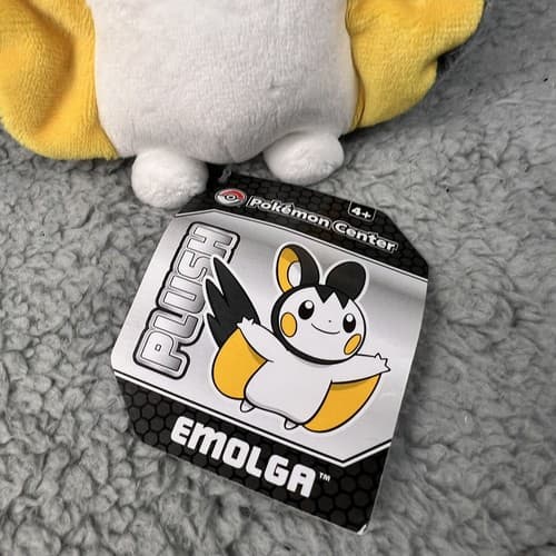 2011 Pokemon Center New York NY Emolga Plush Black And White New w/ Tags - Thumbnail 2