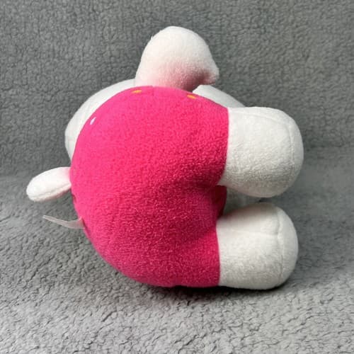Vintage 2002 Sanrio Smiles Hello Kitty Pink Strawberry Dress 11.5” Plush Rare - Thumbnail 8