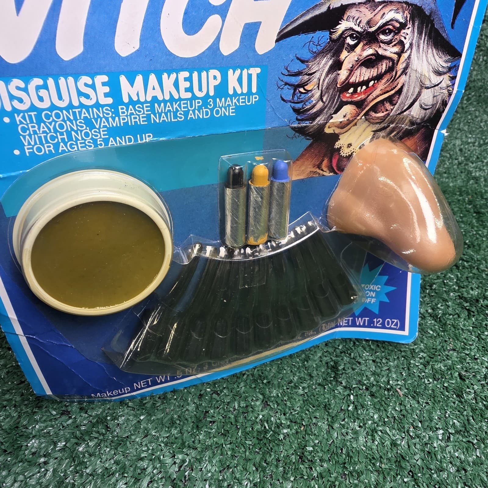 NEW - Vintage 1988 Creepy Creatures Witch Disguise Makeup Kit - Thumbnail 2