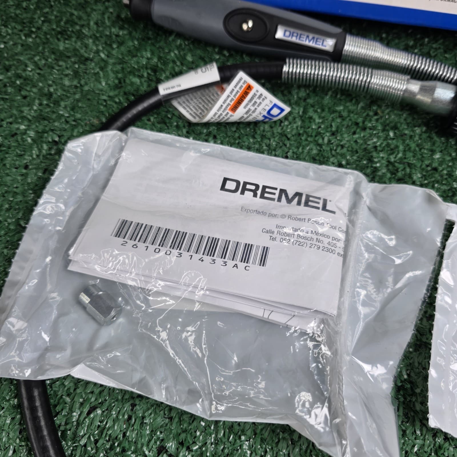 New Open Box Dremal Flex 36" Shaft 6" Bend Radius 1/8 Collet Included - Thumbnail 4