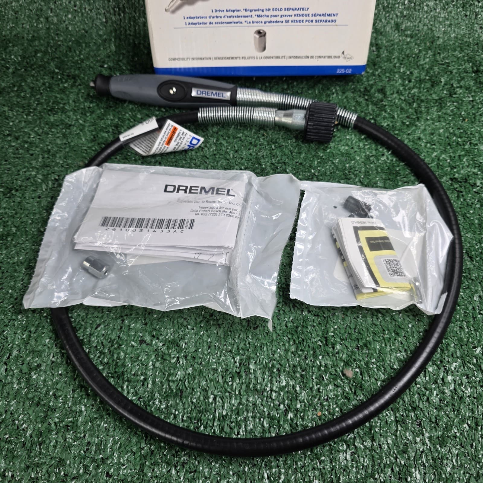 New Open Box Dremal Flex 36" Shaft 6" Bend Radius 1/8 Collet Included - Thumbnail 2
