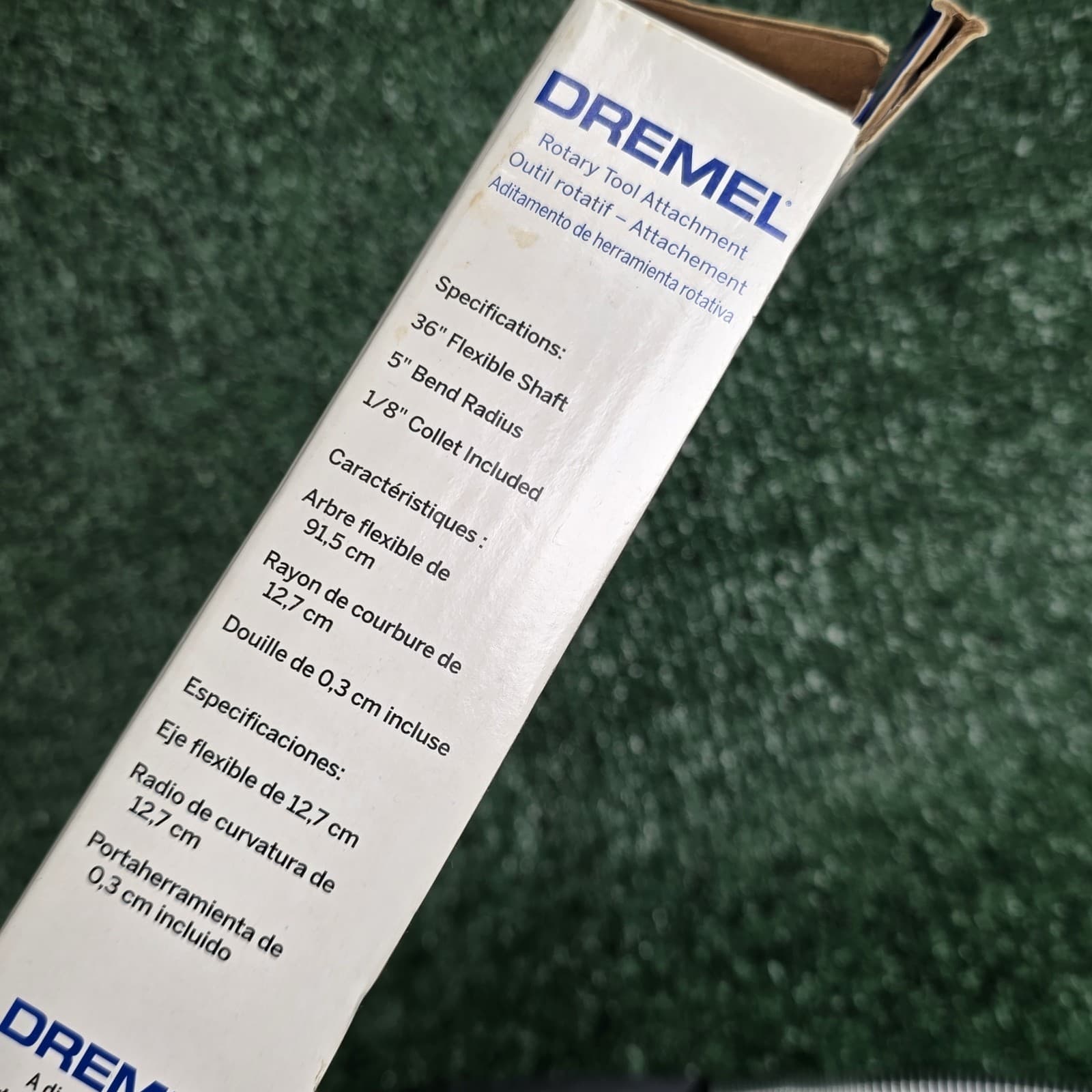 New Open Box Dremal Flex 36" Shaft 6" Bend Radius 1/8 Collet Included - Thumbnail 9