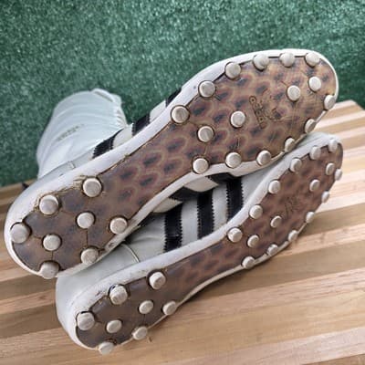 Women's Size 8 ADIDAS Anja Lace-Up Pearl White Wrestling Boots Y2K Rare - Thumbnail 8
