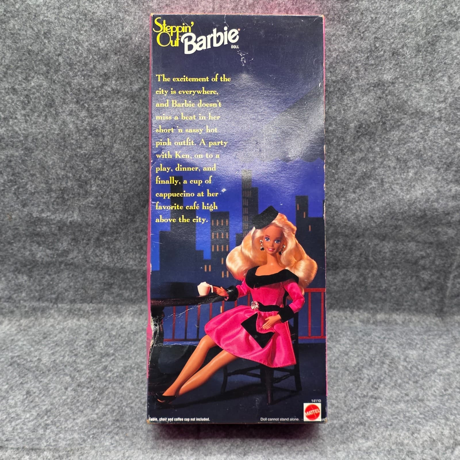 Steppin' Out Barbie Doll 14110 NIB Mattel 1995 New In Box Pink Dress - Thumbnail 4