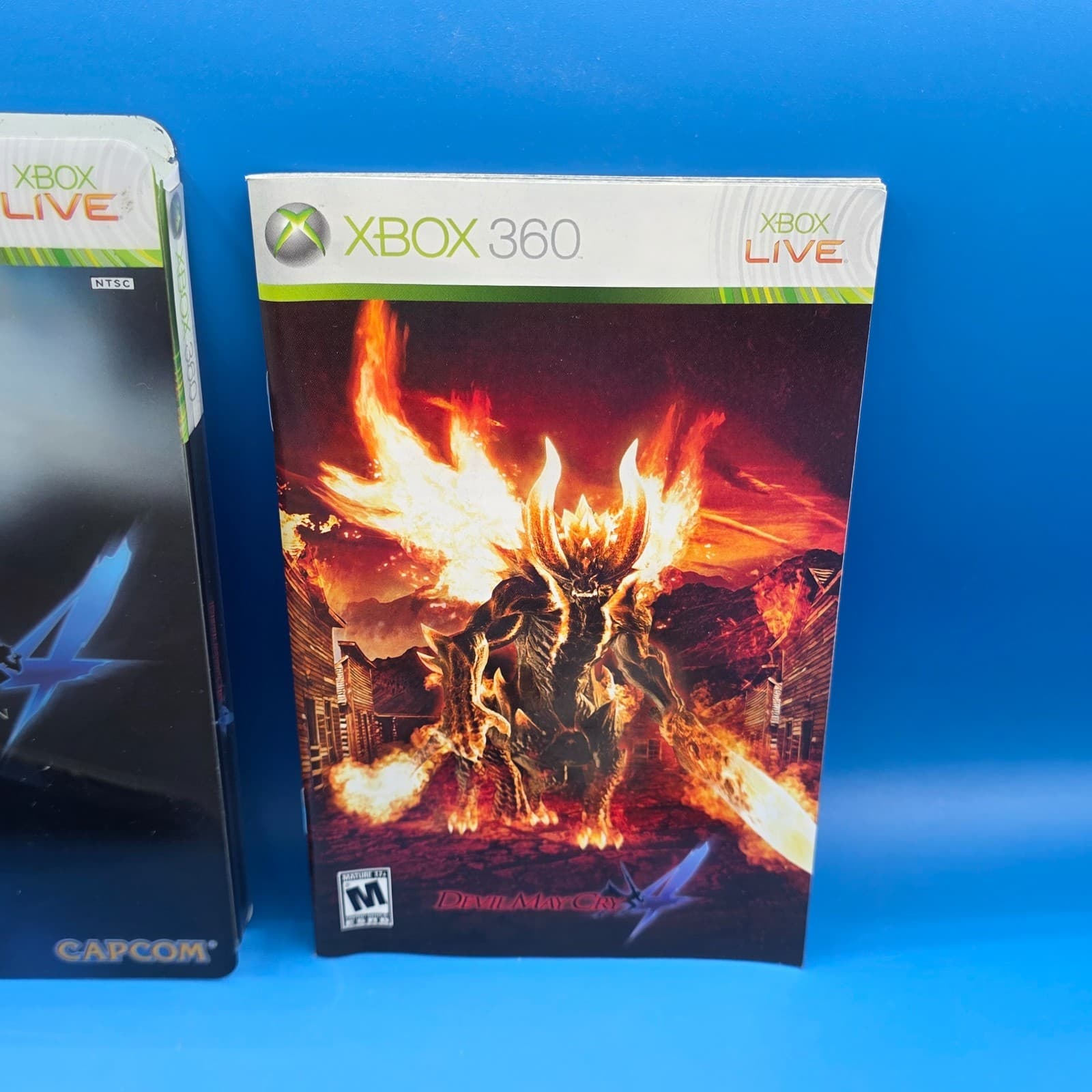 Devil May Cry 4 Collectors Edition Steelbook Xbox 360 Complete CIB w/ Slip Cover - Thumbnail 2
