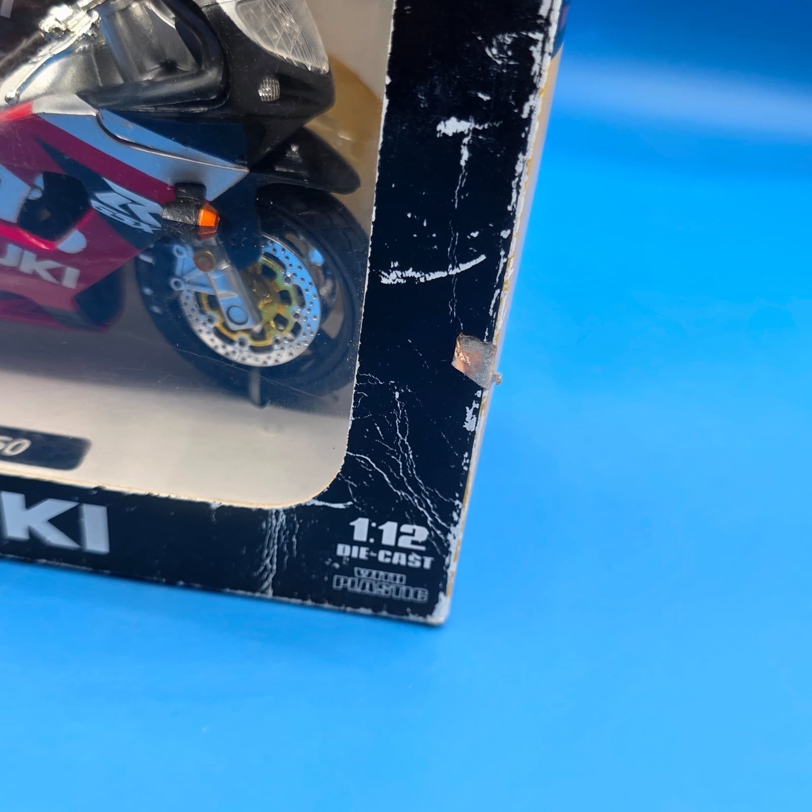 1/12 Scale SUZUKI GSX-R750 Diecast Motorcycle Miniature Car new - Thumbnail 7