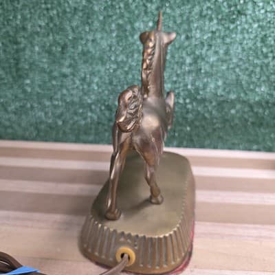 VINTAGE MARKAY UNICORN FIGURAL BRASS LAMP TOUCH DIMMER SWITCH - KOREA - Thumbnail 5