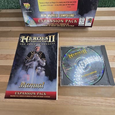 Heroes of Might and Magic II: The Price of Loyalty Big Box Game w/Original - Thumbnail 6