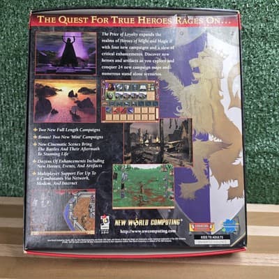 Heroes of Might and Magic II: The Price of Loyalty Big Box Game w/Original - Thumbnail 4