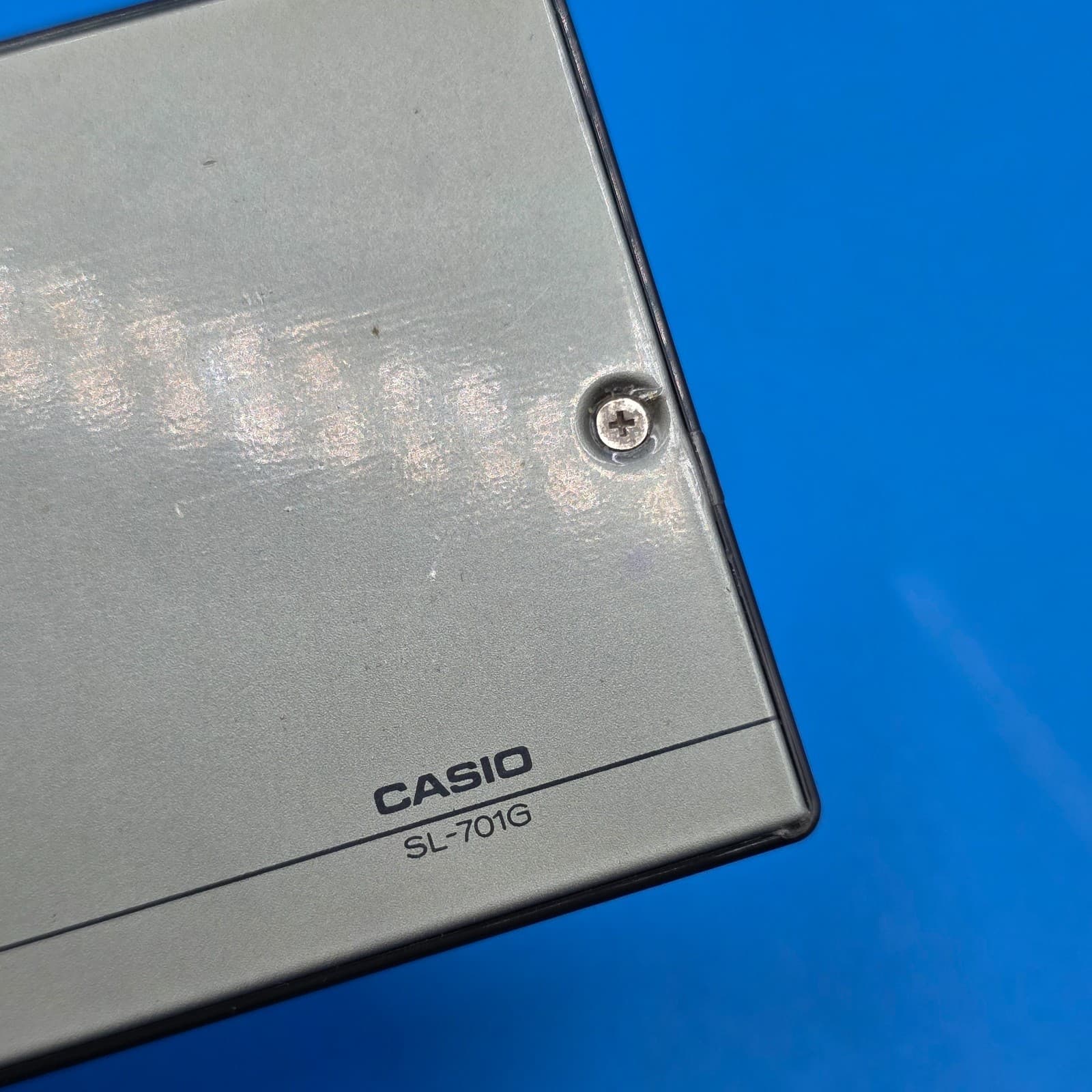 Casio SL-701G Electronic Calculator Slim Series Vintage Japan - Thumbnail 4